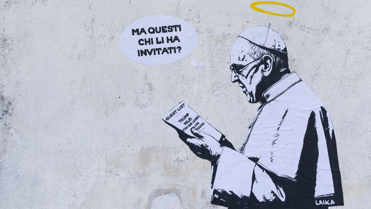 Città del Vaticano-Nuova opera di Laika dedicata a Papa Francesco