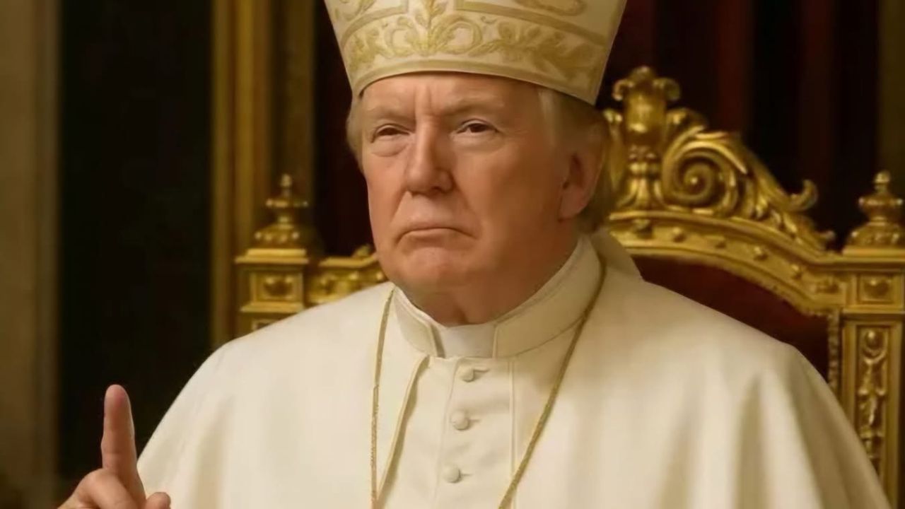 Donald Trump in vesti papali: quando l’ego supera l’altare