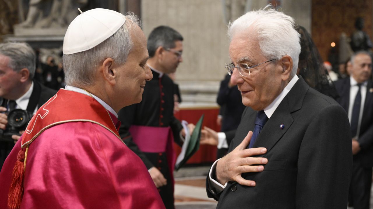 Mattarella in Vaticano per l’incontro con Papa Leone XIV