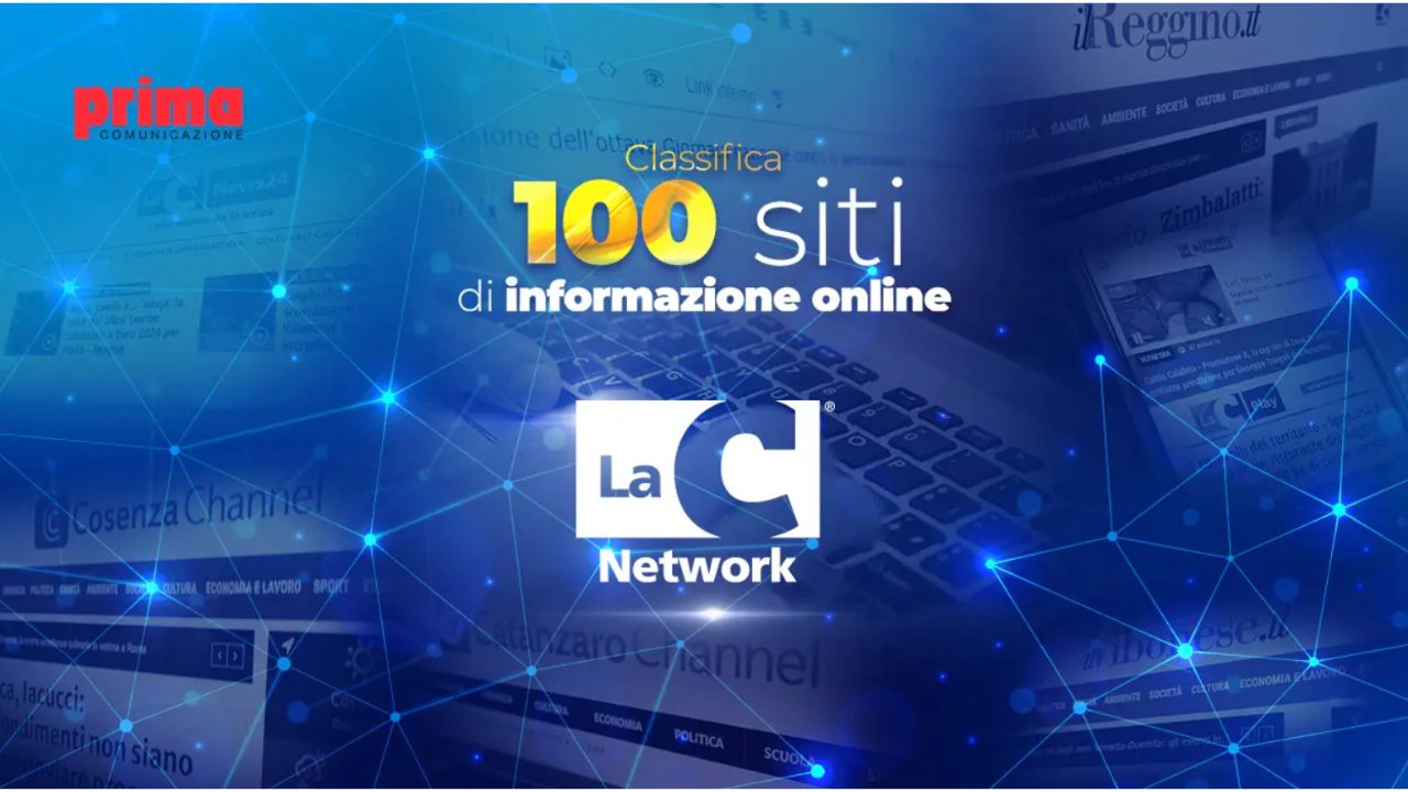 Il network LaC entra nella Top 100 Comscore: 50° posto tra i siti di informazione italiani