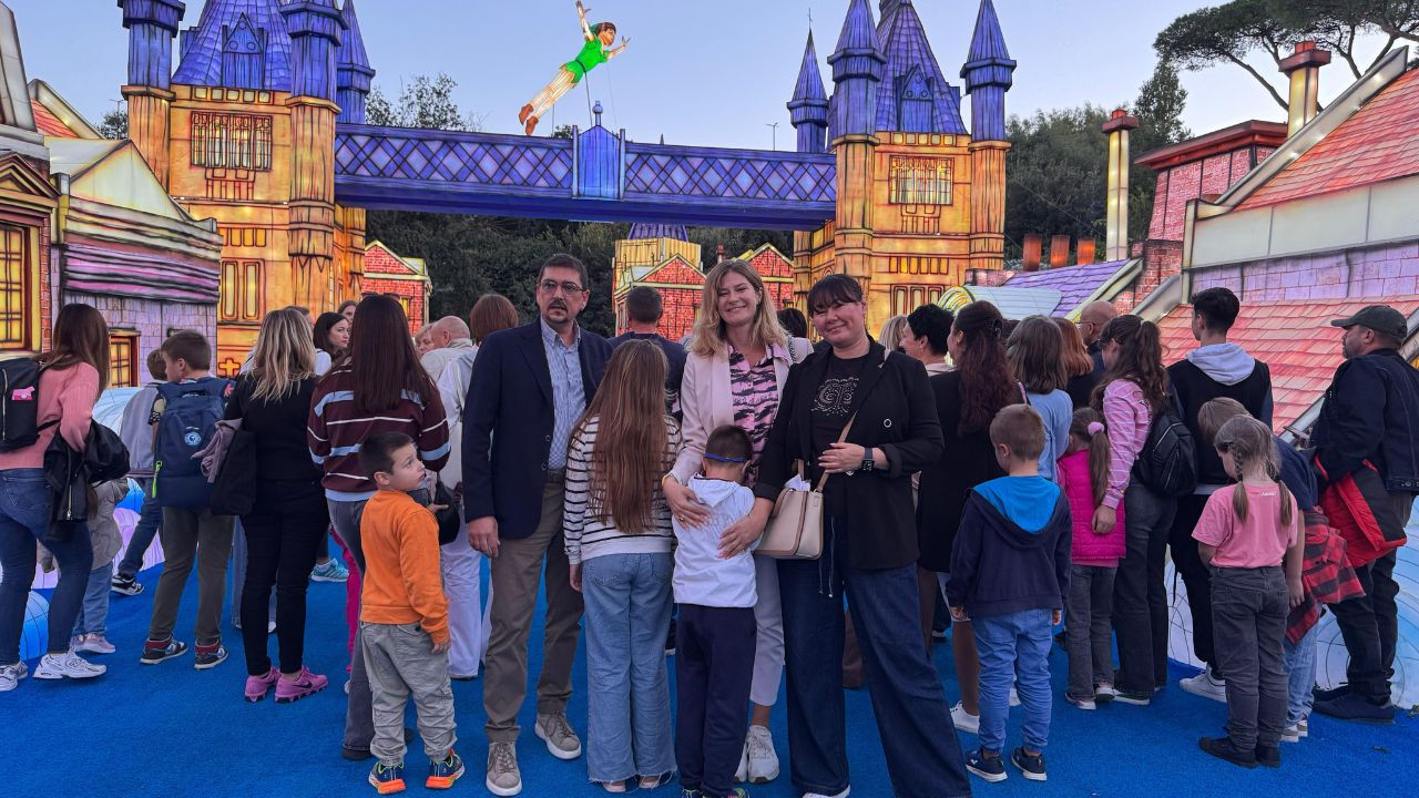 Roma, bambini ucraini accolti al villaggio di Peter Pan all’Eur