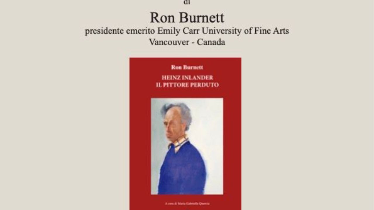 Grotte di Castro, l’accademico Ron Burnett presenta il libro su Heinz Inlander