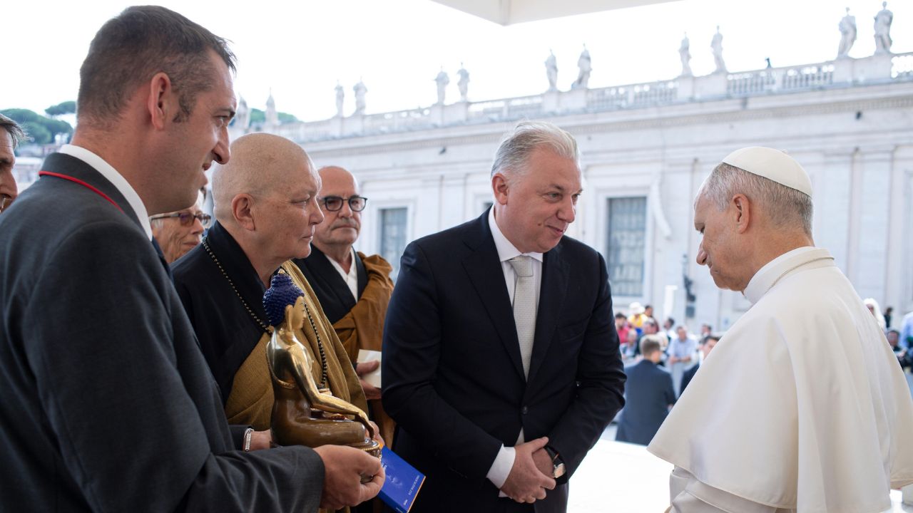 Unione Buddhista Italiana incontra Papa Leone XIV