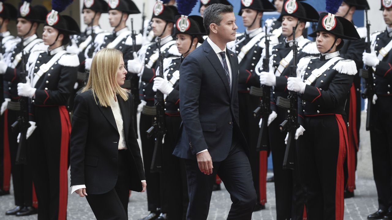 Palazzo Chigi: Meloni ha ricevuto Santiago Peña Palacios, Presidente del Paraguay