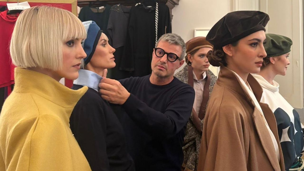 Lo stilista Vittorio Camaiani presenta la collezione Autunno/Inverno a Palazzo Colonna