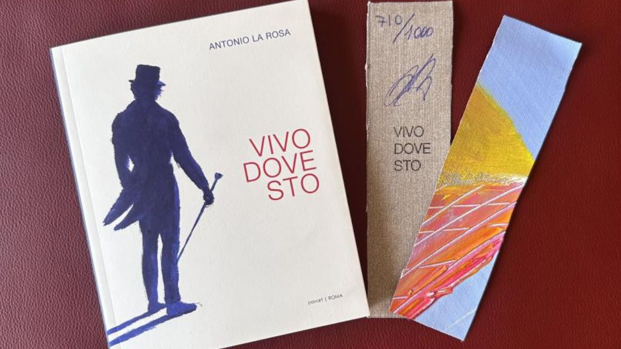 In via Margutta la poesia dell’attore Antonio La Rosa dà nuova vita alle opere della mostra “Risvegli”