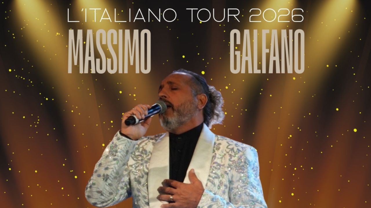 Massimo Galfano lancia “L’Italiano Tour 2026”: il tributo ufficiale a Toto Cutugno, il racconto di trent’anni di carriera, insieme all’eleganza di Nathalie Caldonazzo