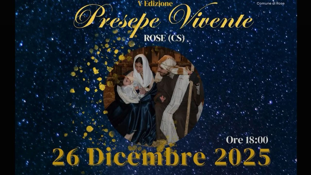 Rose, torna l’emozione del Presepe Vivente tra tradizione e solidarietà