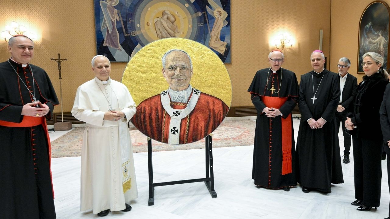 Completato il ritratto di Leone XIV per San Paolo fuori le Mura