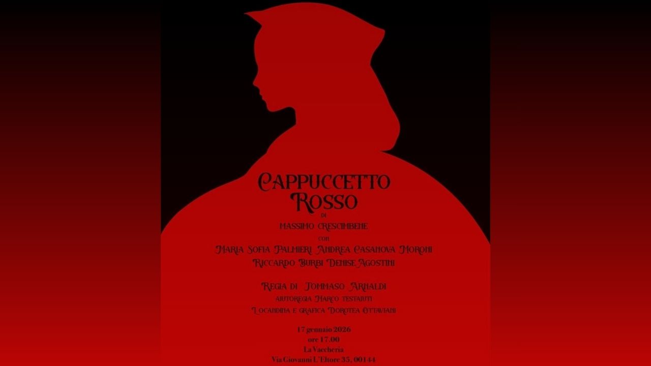 Maria Sofia Palmieri protagonista sul palco: arriva la magia di “Cappuccetto Rosso”