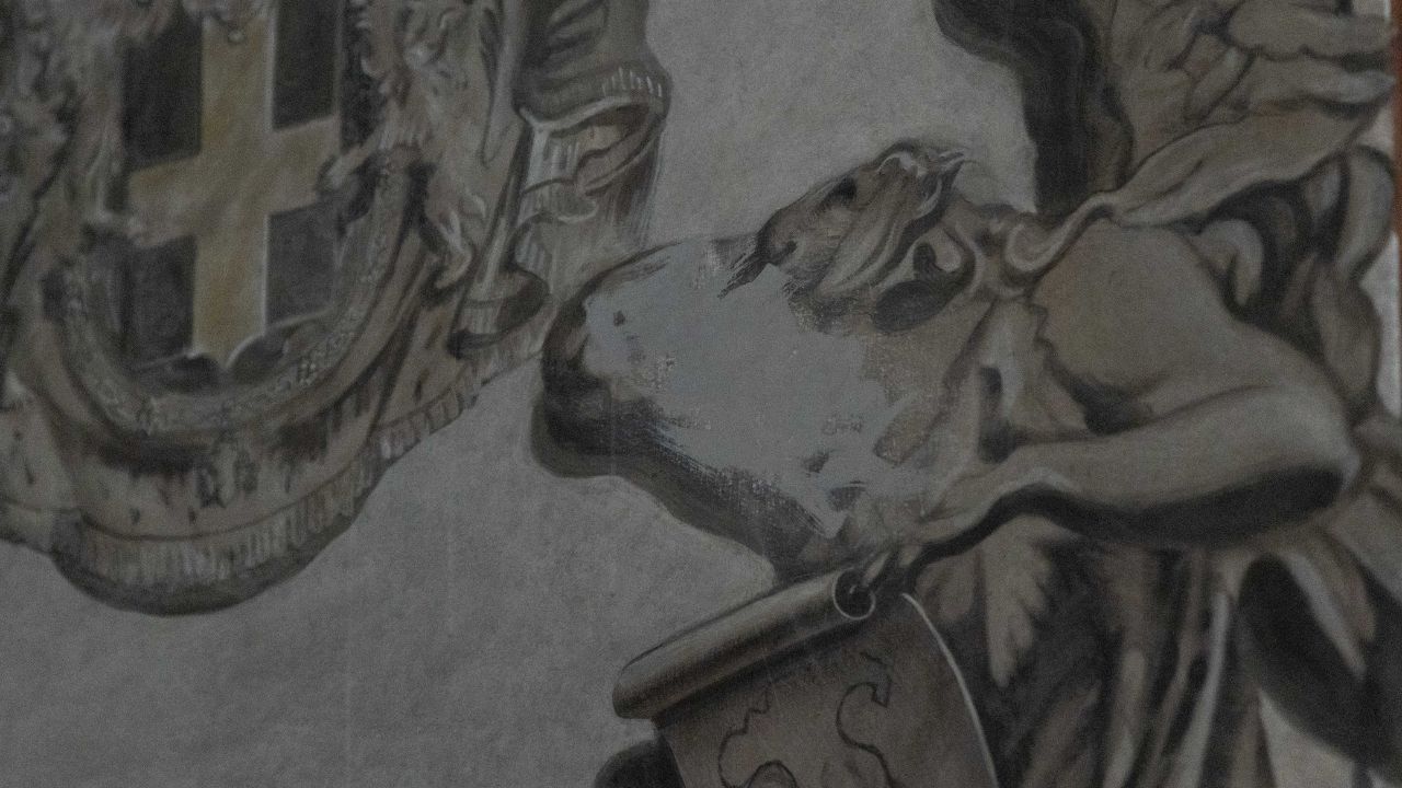 Il volto dell’angelo Meloni cancellato dalla basilica. Il restauratore: «Così ha voluto il Vaticano»