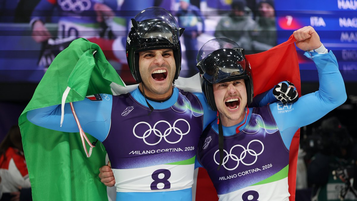 Slittino da leggenda: Rieder e Kainzwaldner d’oro nel doppio maschile, Italia regina assoluta a Cortina
