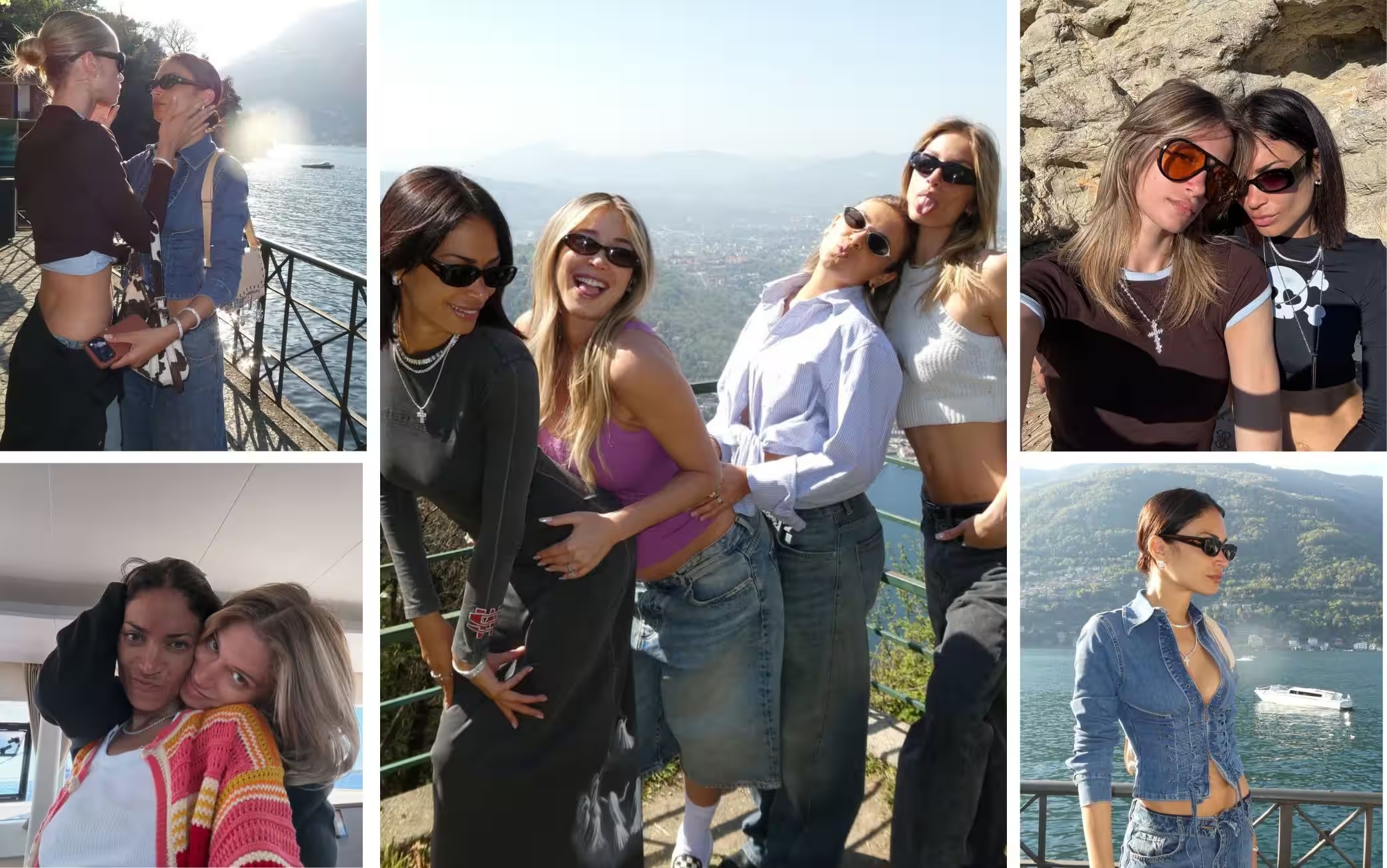 Elodie e Franceska, fuga romantica con Diletta Leotta sul lago tra abbracci e “amore mio”: le immagini che incendiano il gossip