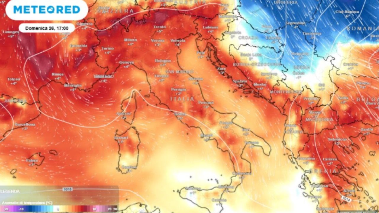 Meteo, weekend 25 aprile all’insegna dell’anticiclone: si toccheranno anche i 27°C.
