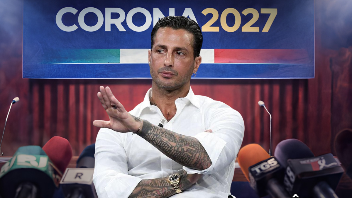 Fabrizio Corona prepara la discesa in politica: cena elettorale nelle Marche, obiettivo 4% e voto nel 2027