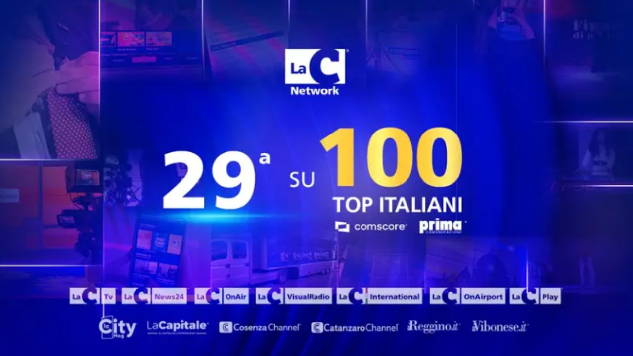 LaC Network tra i giganti dell’informazione italiana: 29° posto nella Top 100 nazionale. Con questo cresce anche LaCapitaleNews
