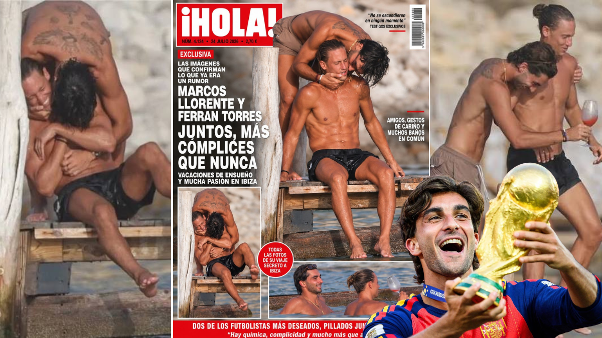 Ferran Torres e Marcos Llorente, che bromance… Baci sul collo, abbracci roventi e quelle foto che fanno impazzire il web