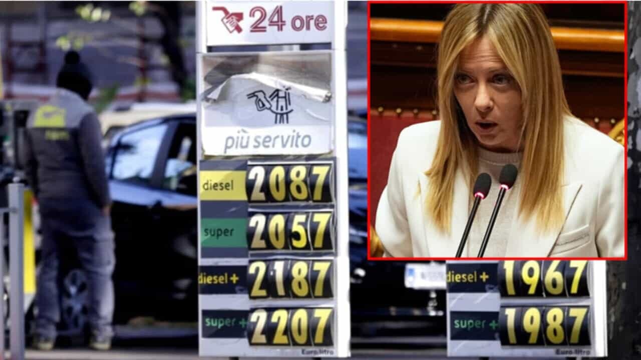 Giorgia Meloni scopre il caro benzina alla vigilia dell’esodo: ora chiede a Giorgetti di trovare i soldi per tagliare le accise