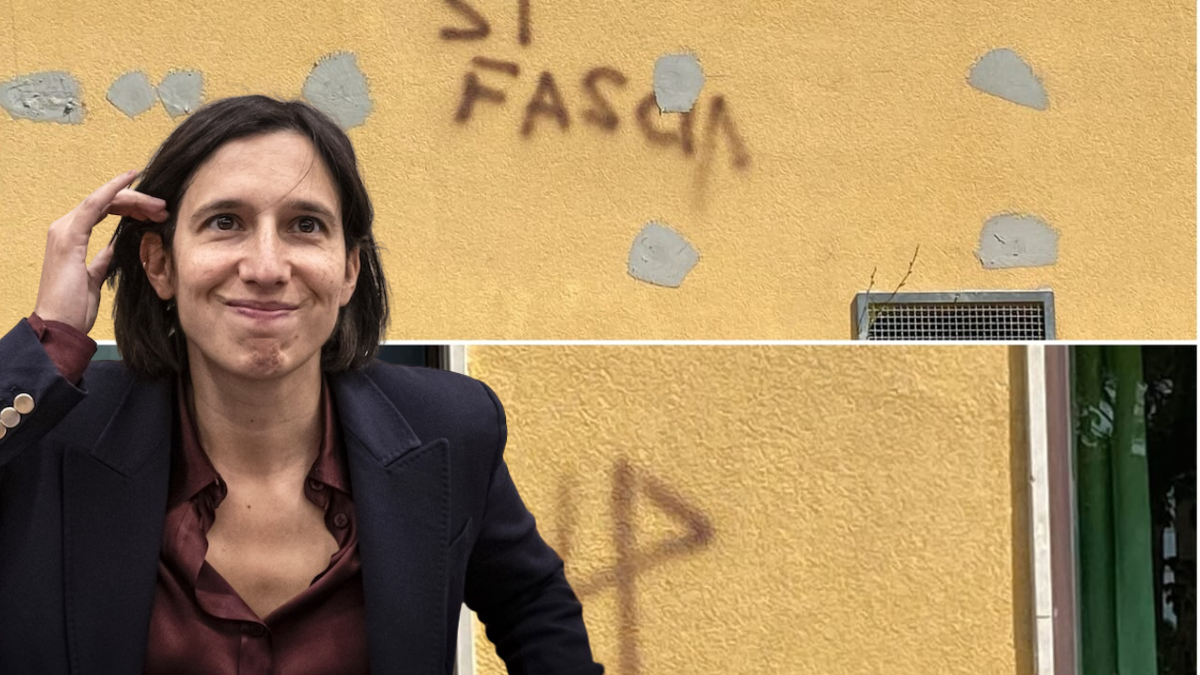 «Sì fascia» sul muro della scuola, il Pd pensa a uno slogan fascista e denuncia: poi scopre che era un’indicazione per il cappotto termico