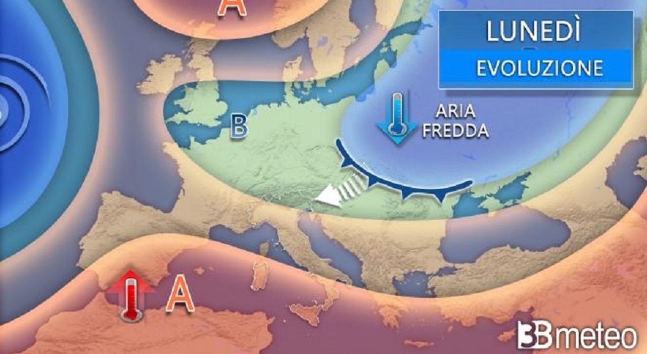 Meteo: il caldo, da oggi l’estate comincia ad arretrare ma il vero fresco arriverà tra una settimana: rischio di temporali violenti