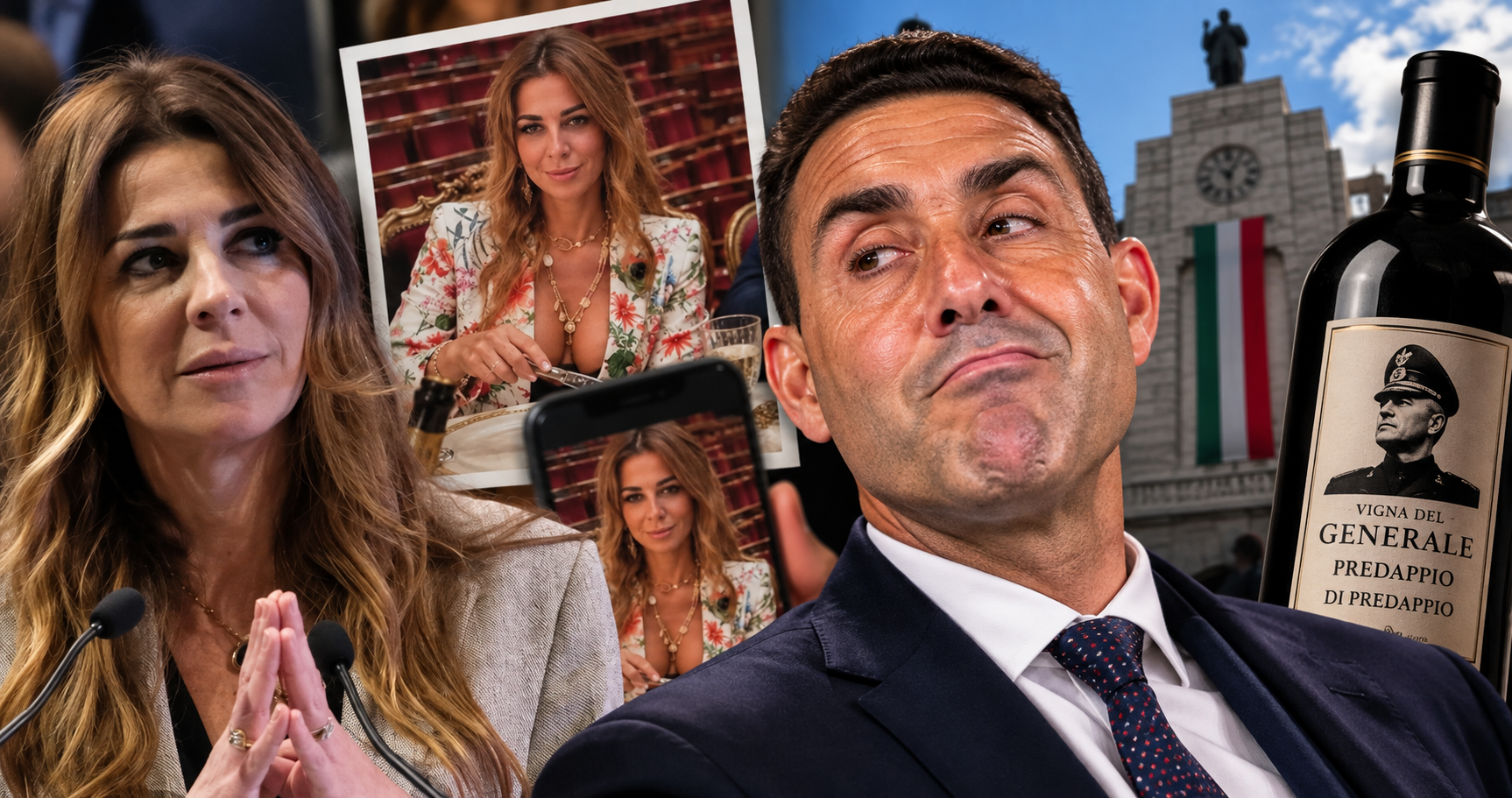 Vannacci non si scusa per la foto fake di Siracusano e la sbeffeggia: «Grazie Matilde, ci fai salire nei sondaggi». Poi brinda con il «nero in purezza»