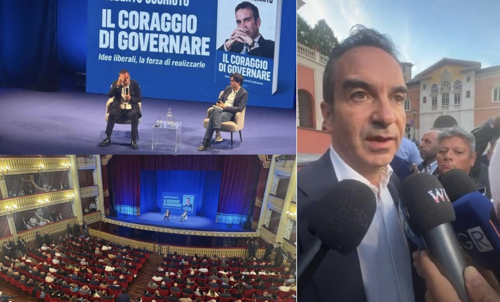 A Cosenza Occhiuto presenta “Il coraggio di governare”: «Non basta parlare di Berlusconi», la sfida liberale per Forza Italia