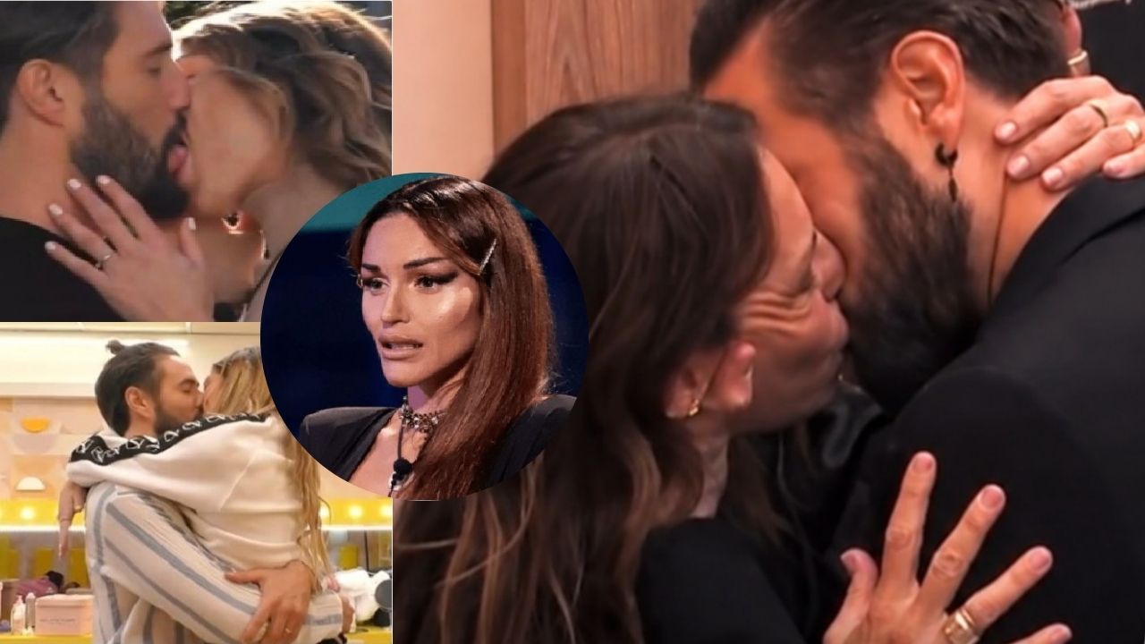 Déjà-vu al GF Vip, Alex Belli dopo Soleil ci ricasca baciando Marina La Rosa. Delia Duran minaccia di entrare in casa: “Copione già visto”