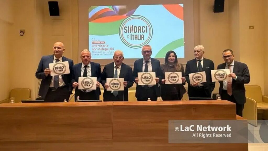 Conferenza Stampa a Roma - Sindaci d'Italia