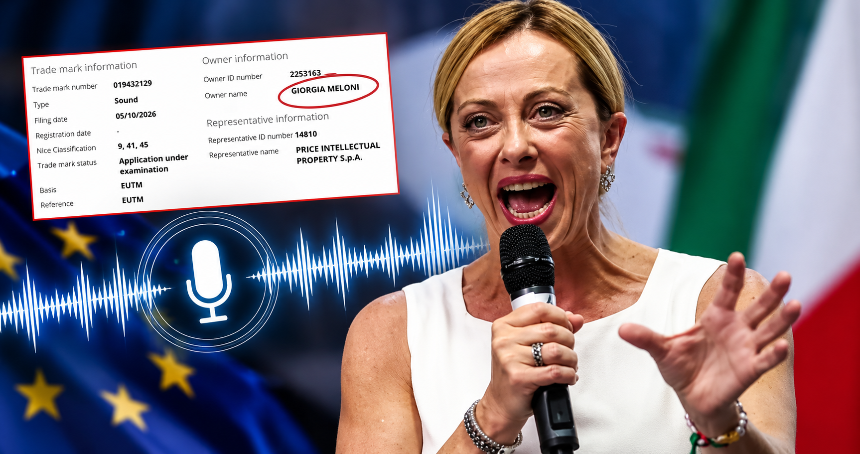 «Io sono Giorgia» adesso è un marchio: Meloni blinda la sua voce contro l’IA. E dopo donna, madre e cristiana diventa pure copyright