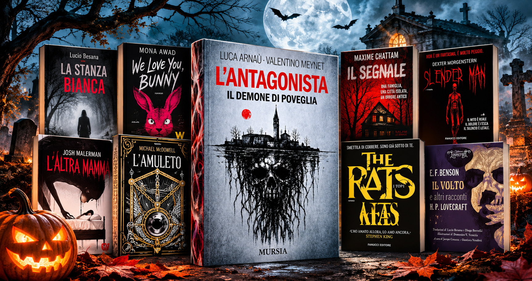 La classifica dei libri di Halloween: nove romanzi horror da brivido, tra demoni, misteri, incubi familiari e segreti che tornano dal passato