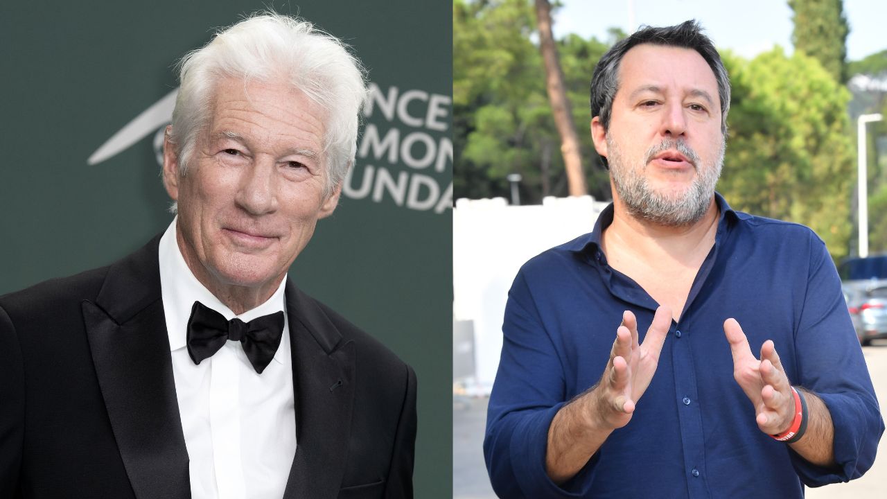 Richard Gere attacca il modello italiano sui migranti, Salvini replica: “Evita di dare lezioni”