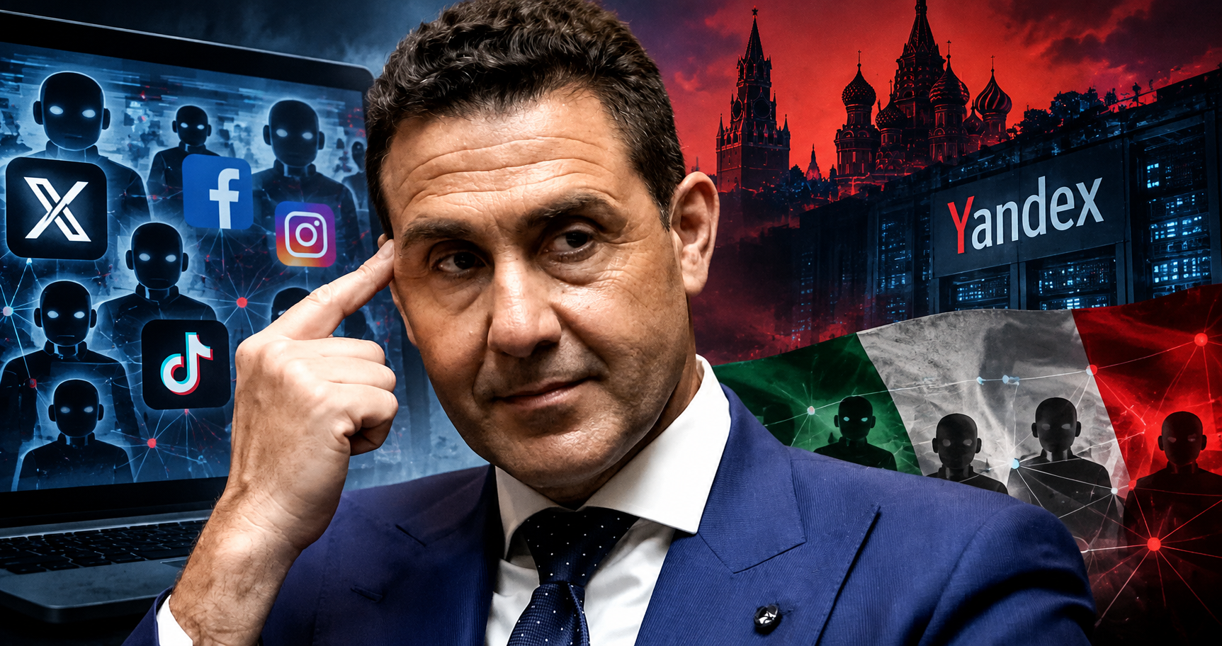Propaganda russa, la guerra dei bot arriva in Italia: quattro influencer nel mirino dell’intelligence, anomalie sui social di Vannacci